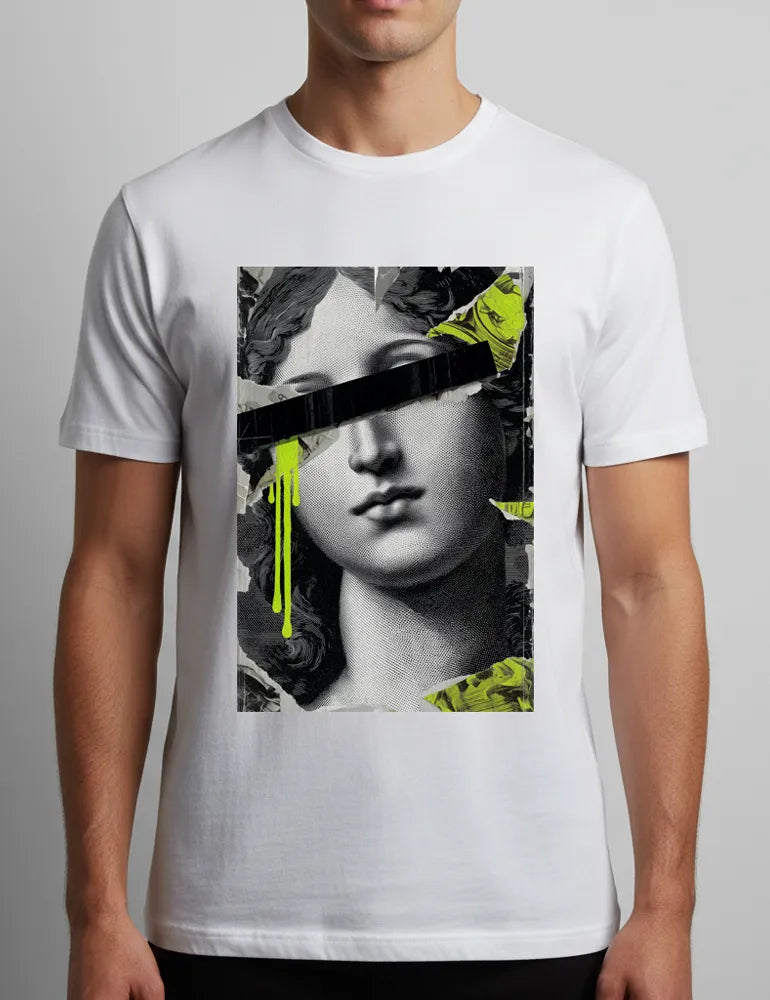 Censored Muse No. 04 - Unisex Renaissance Street Remix Tee | The Debris Series by Kaelo X image 2
