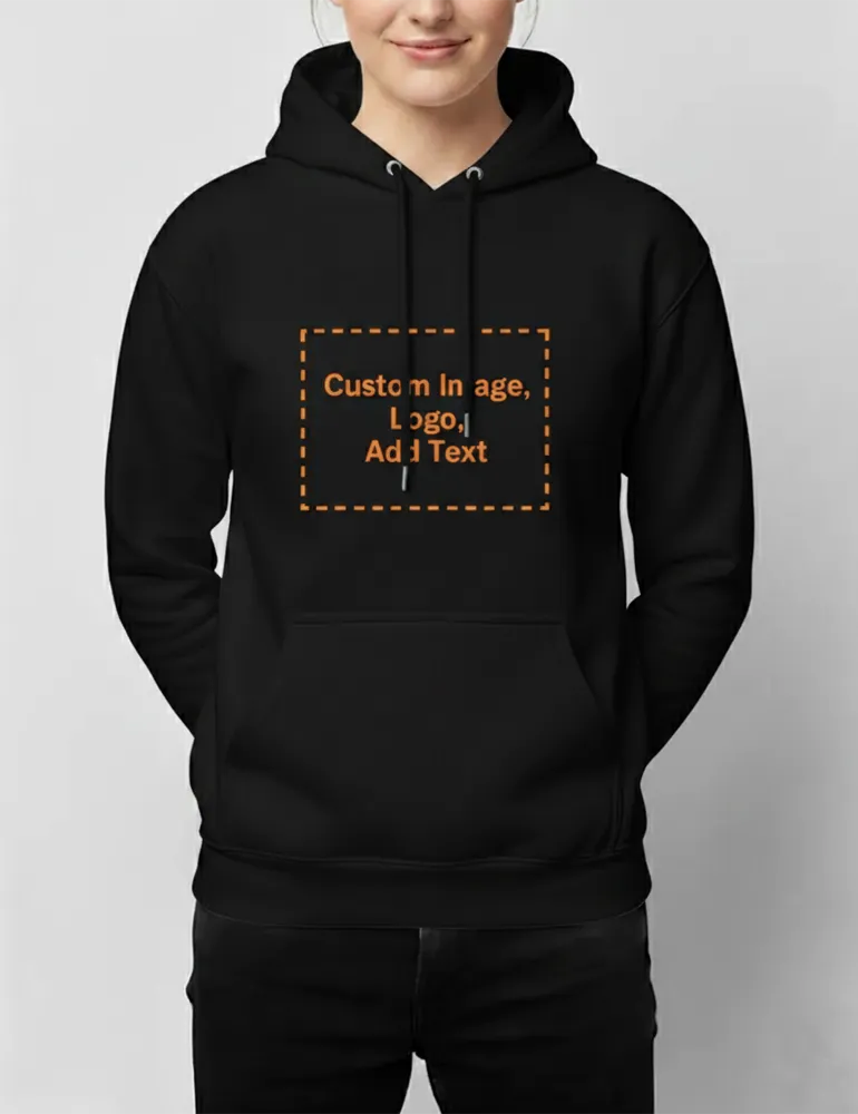The Bespoke Canvas - Unisex Custom Art Hoodie | Personal Atelier Series Add Text/Image/Logo image 1
