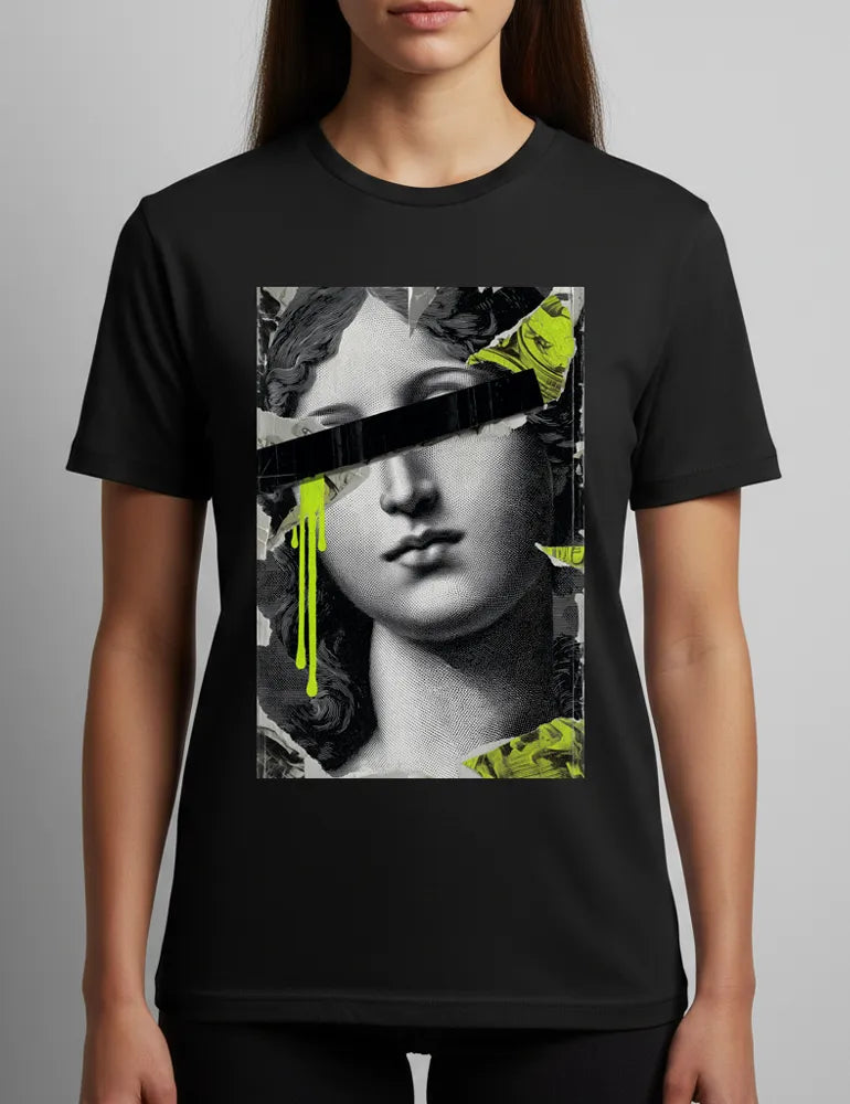 Censored Muse No. 04 - Unisex Renaissance Street Remix Tee | The Debris Series by Kaelo X image 1