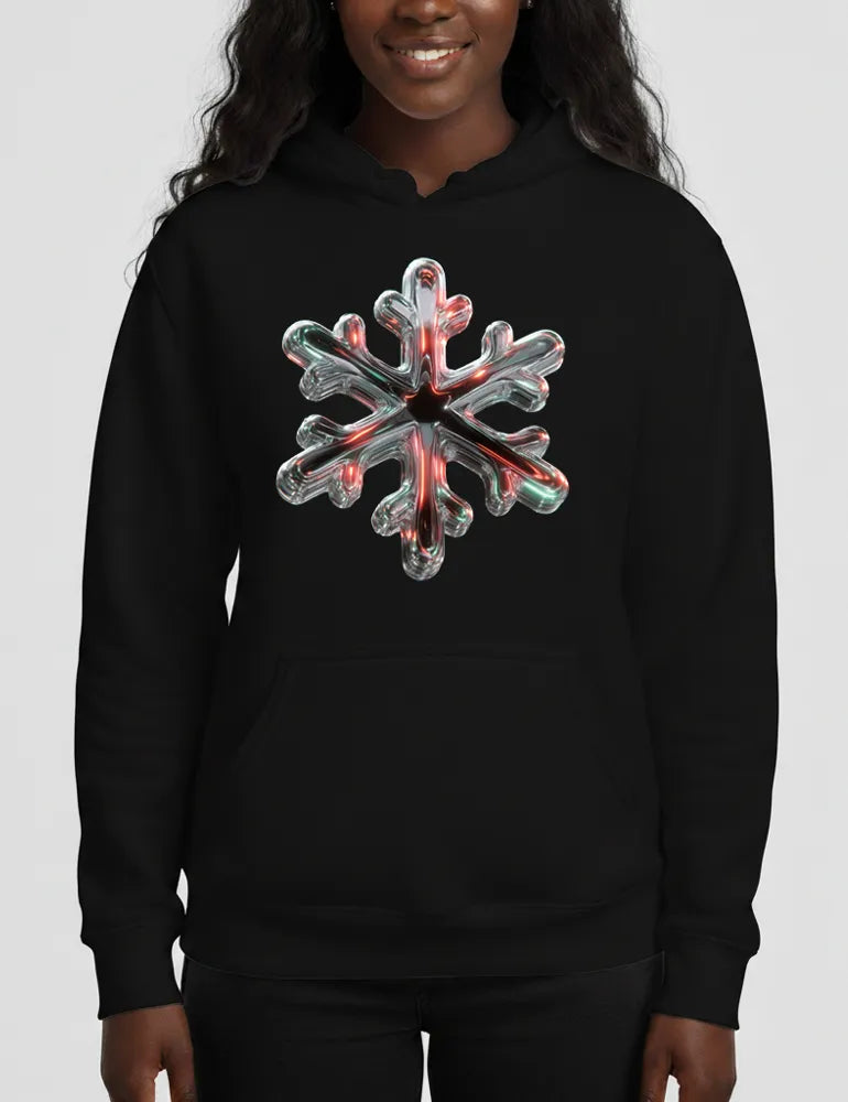 Chrome Snowflake No. 01 - 3D Iridescent Liquid Metal | Ryu Tanaka Signature Series image 2