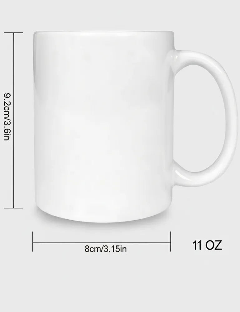 Eroded Order No. 05 - Distressed Grunge Square Art Mug | Julian Hayes Artist Series image 2