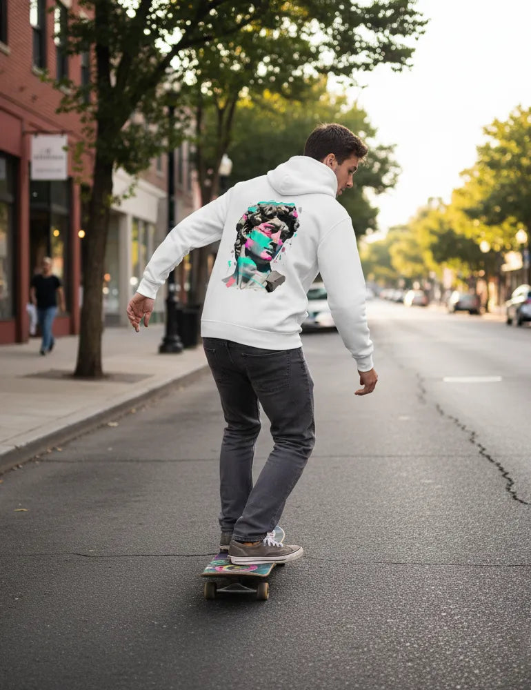 Urban Anthem No. 01 - Greek Statue Street Remix Hoodie | The Debris Series by Kaelo X image 5