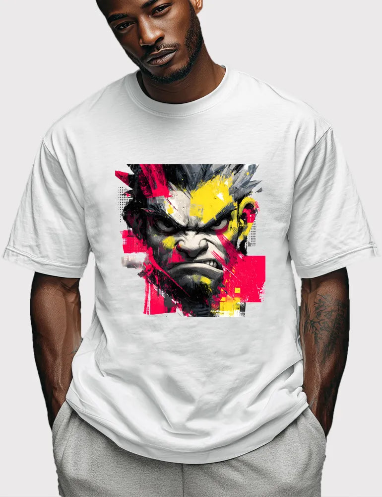 Glitch Gladiator No. 09 - Unisex Cyberpunk Street Graffiti Tee | The Debris Series by Kaelo X image 3