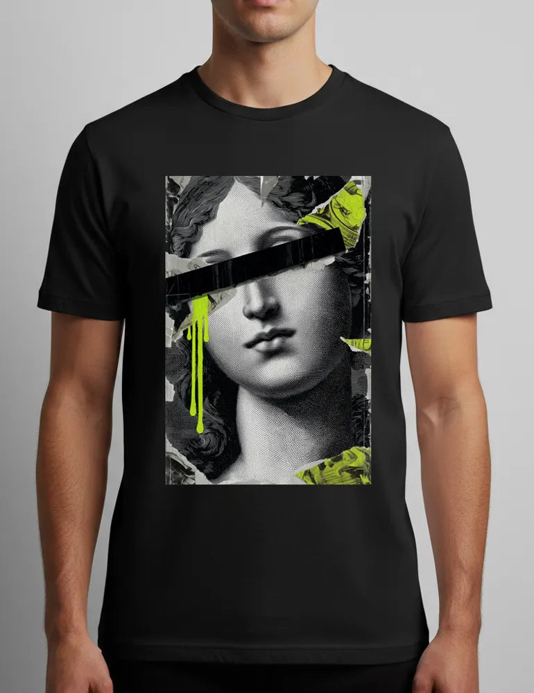 Censored Muse No. 04 - Unisex Renaissance Street Remix Tee | The Debris Series by Kaelo X image 3