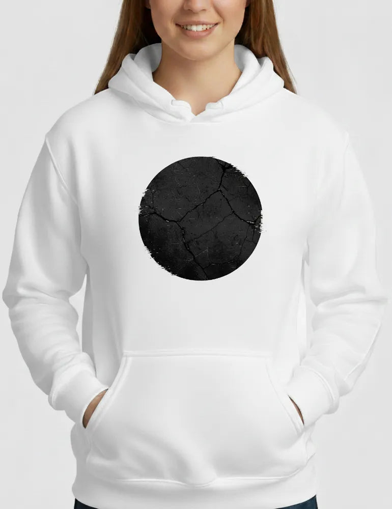 Absolute Zero No. 01 - Distressed Glitch Circle Hoodie | Julian Hayes Signature Series image 1