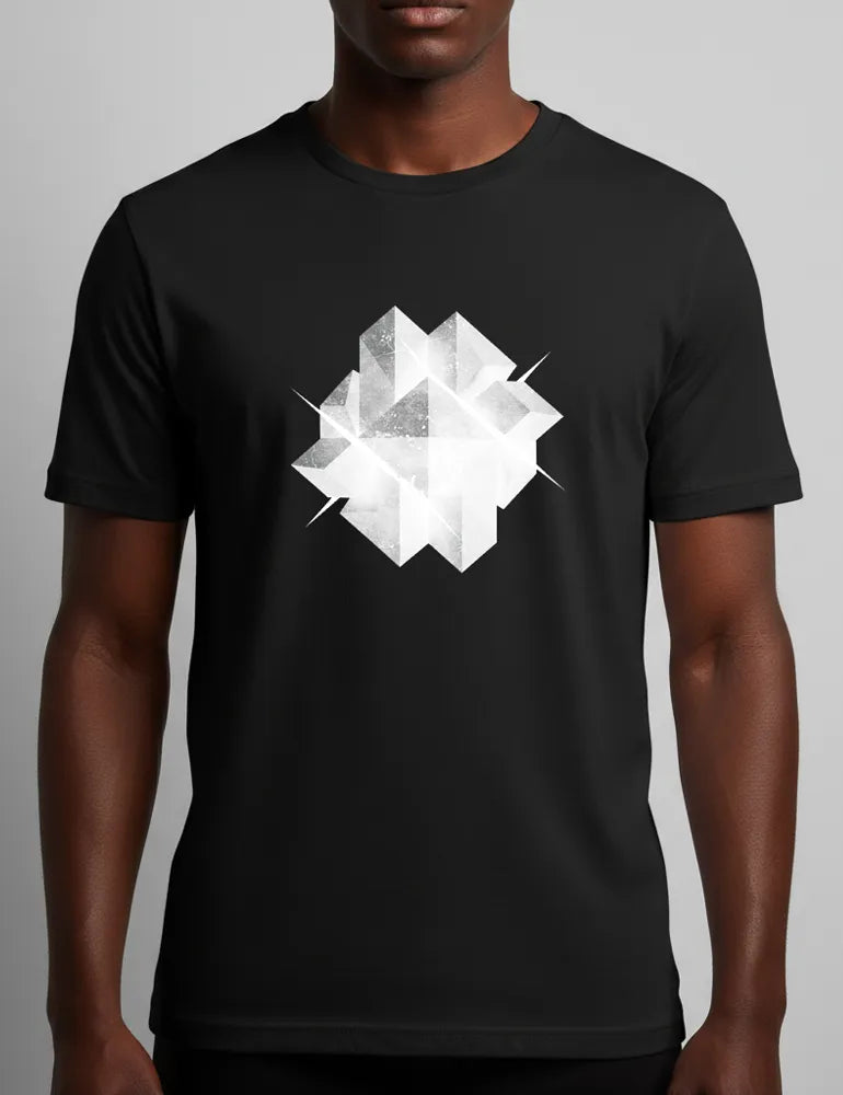 The Construct No. 01 - Unisex Brutalist Geometric Tee | Julian Hayes Signature Series image 2