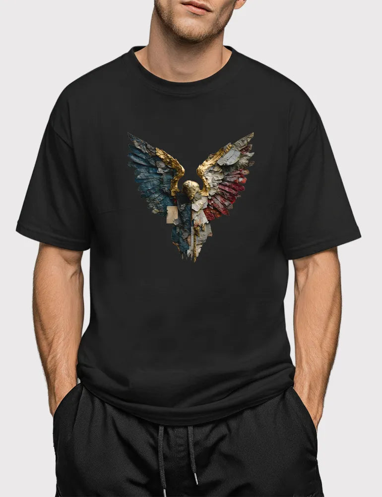 Urban Wings No. 08 - Unisex Abstract Geometric Graphic Tee | The Debris Series by Kaelo X image 3