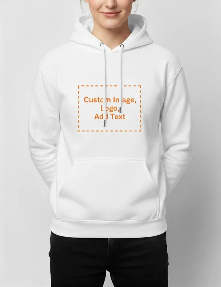 The Bespoke Canvas - Unisex Custom Art Hoodie | Personal Atelier Series Add Text/Image/Logo image 0