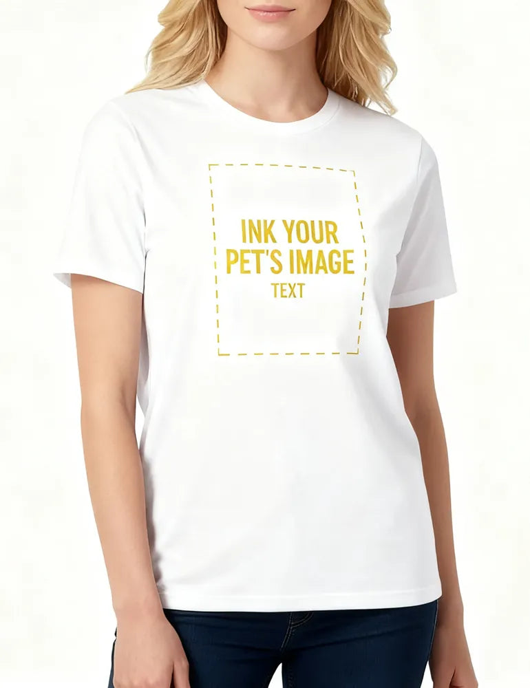 Women's Custom T Shirts Design Your Own Shirt Add Text/Image/Logo Personalized Print Tops image 1