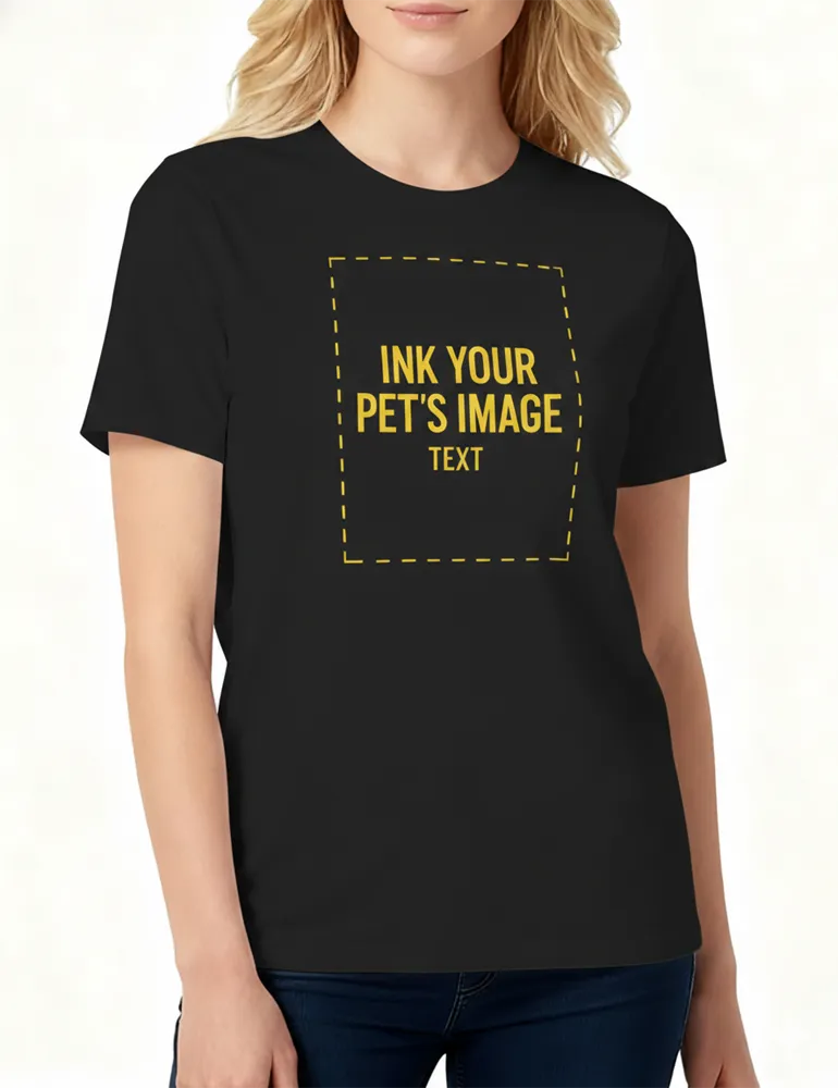 Women's Custom T Shirts Design Your Own Shirt Add Text/Image/Logo Personalized Print Tops image 0