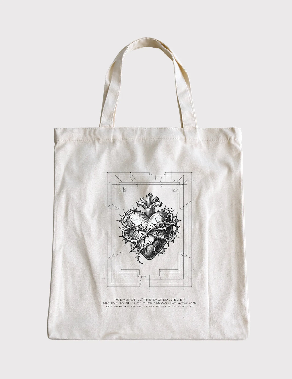 The Sacred Atelier No. 01 Heavyweight Canvas Tote | The Archive