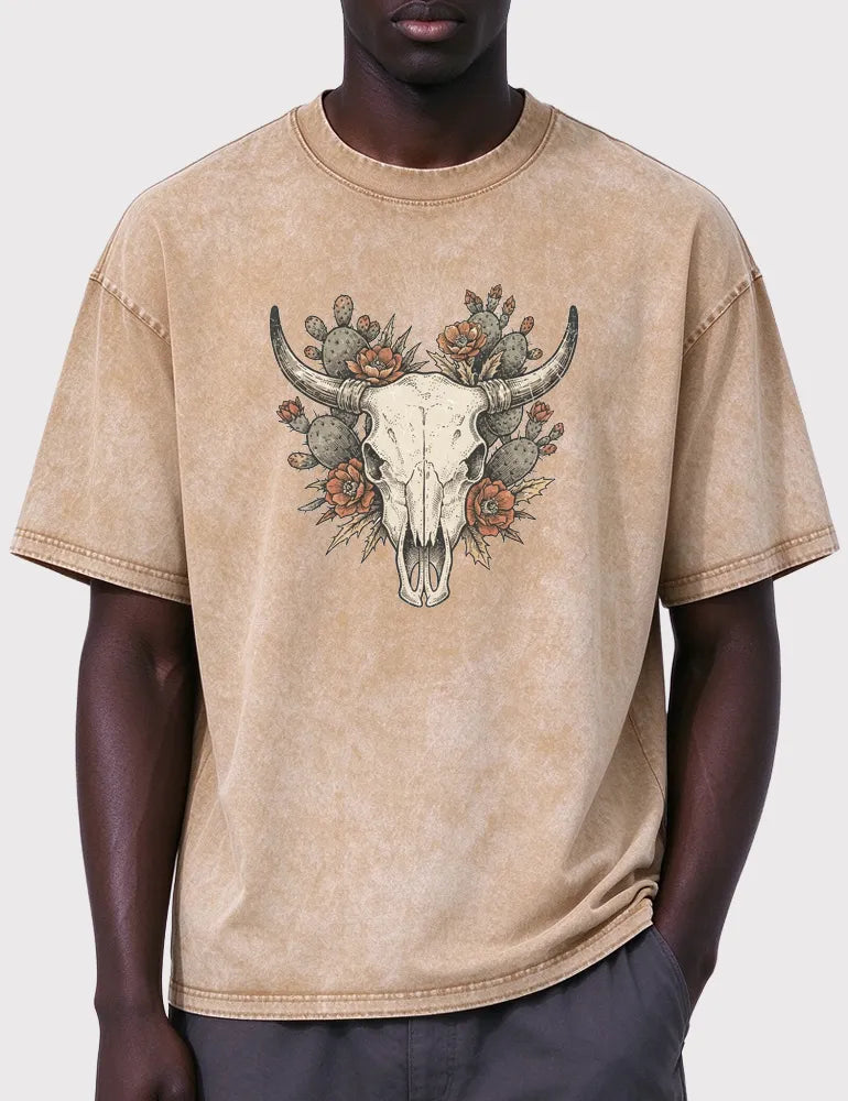 The Lone Horizon No. 01 Washed Vintage Tee | Wild Territory Archive
