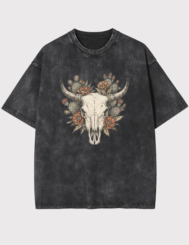 The Lone Horizon No. 01 Washed Vintage Tee | Wild Territory Archive