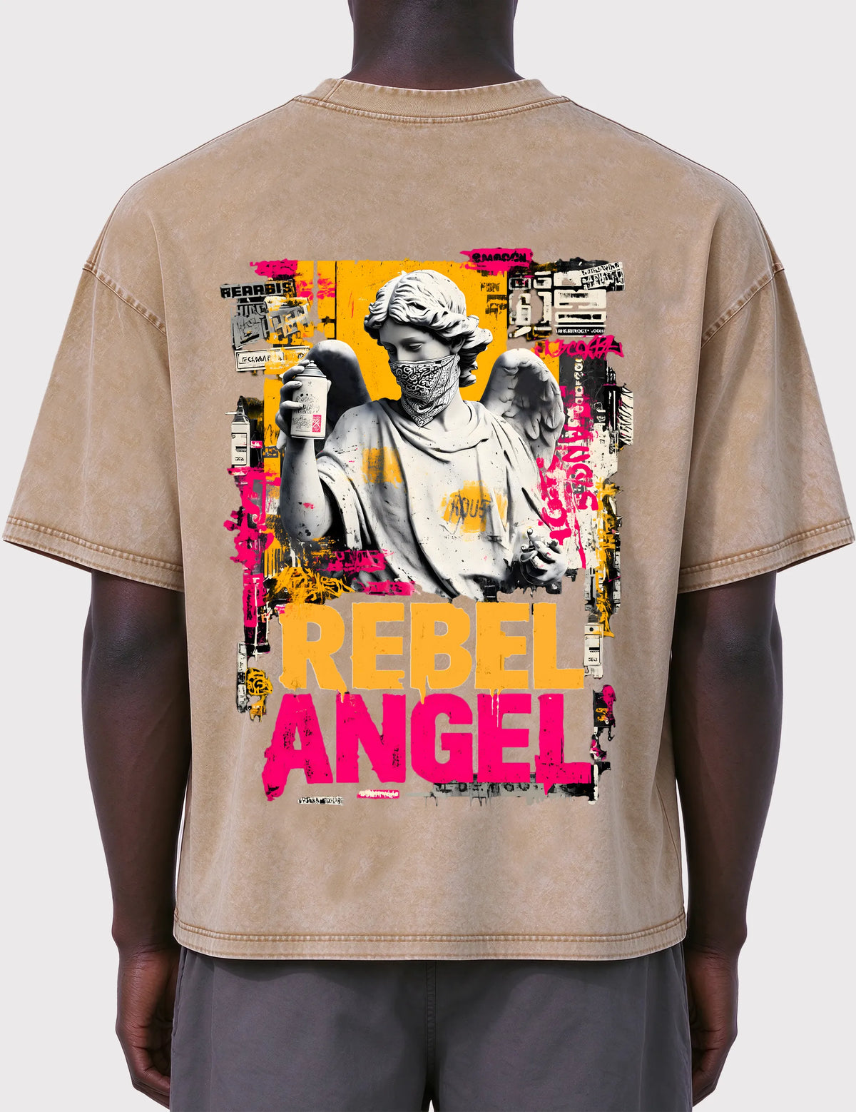 Angel Rebel No. 04 Boxy Vintage Washed Tee | The Archive Series