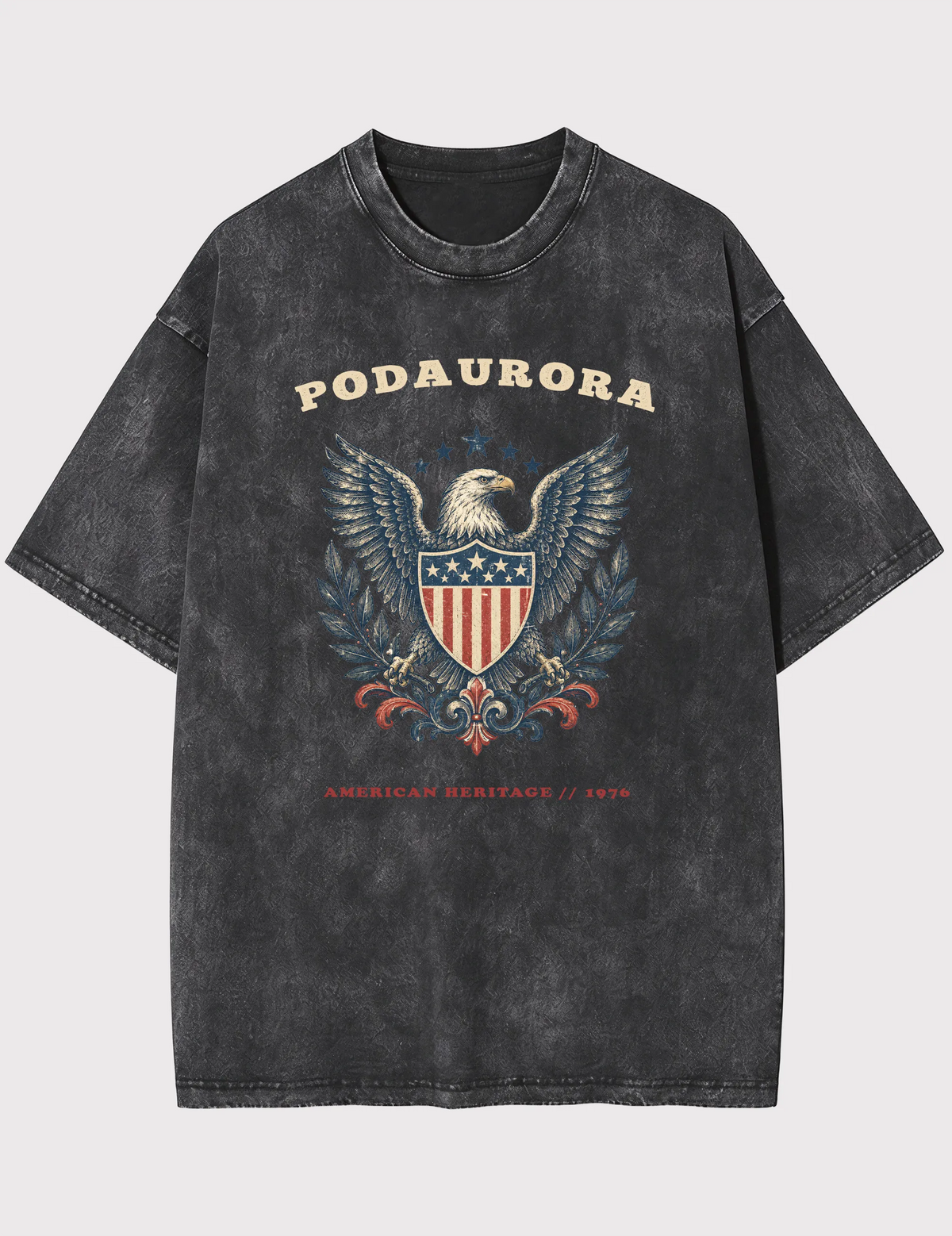 American Heritage No. 01 Acid Snow-Washed Tee | The Archive Series