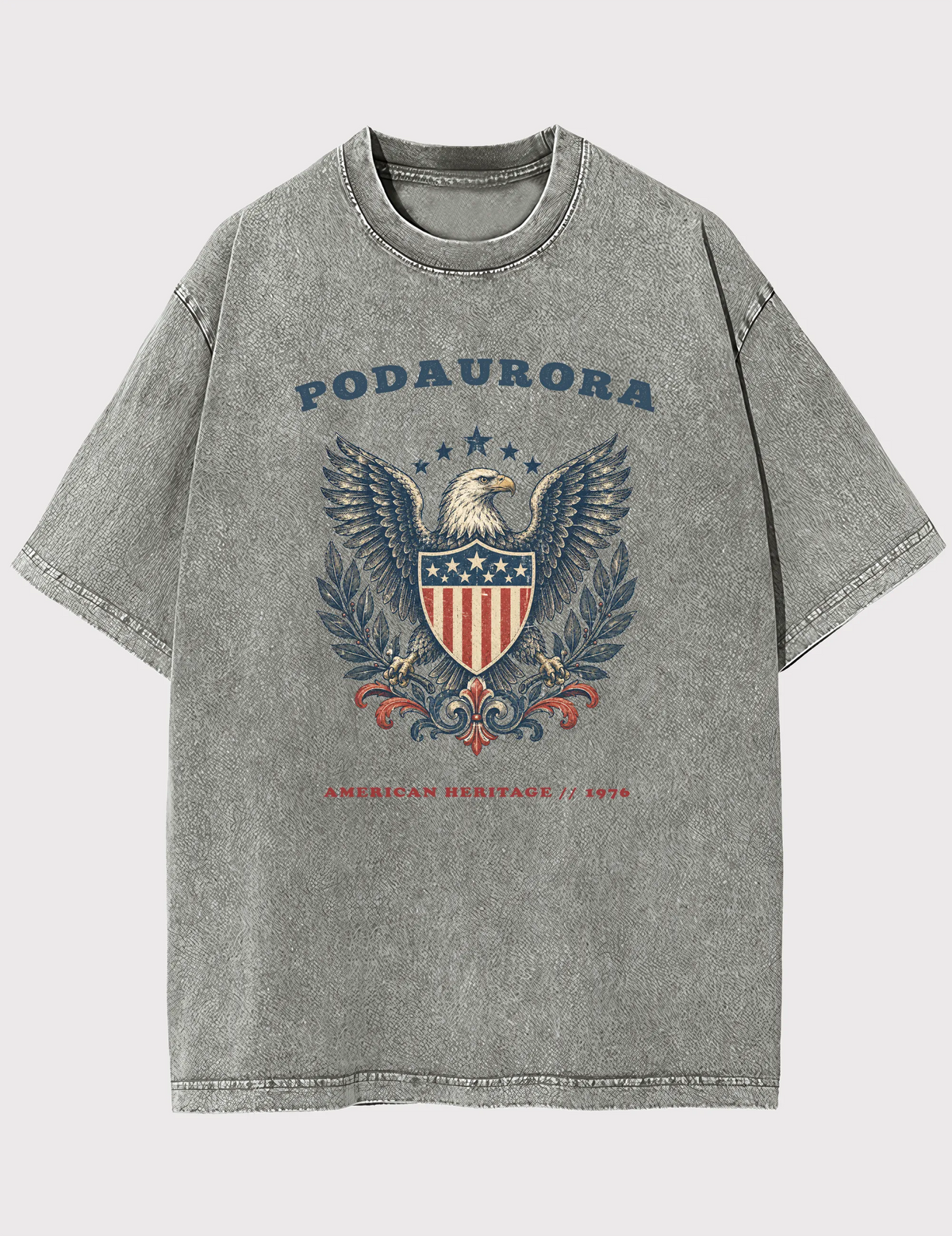 American Heritage No. 01 Acid Snow-Washed Tee | The Archive Series