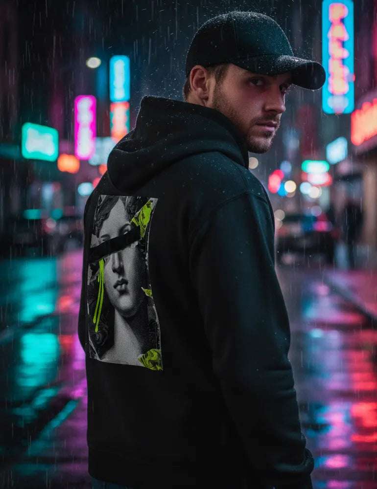 Censored Muse No. 04 - Renaissance Street Remix Hoodie | The Debris Series by Kaelo X image 4