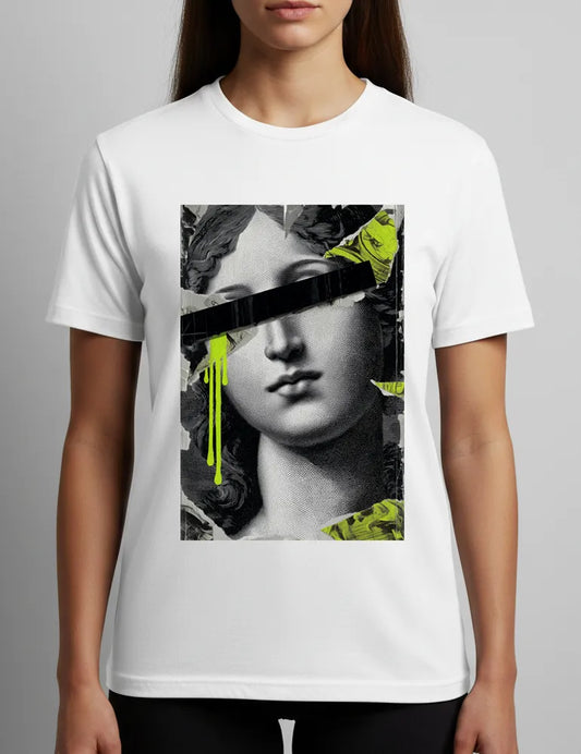 Censored Muse No. 04 - Unisex Renaissance Street Remix Tee | The Debris Series by Kaelo X image 0