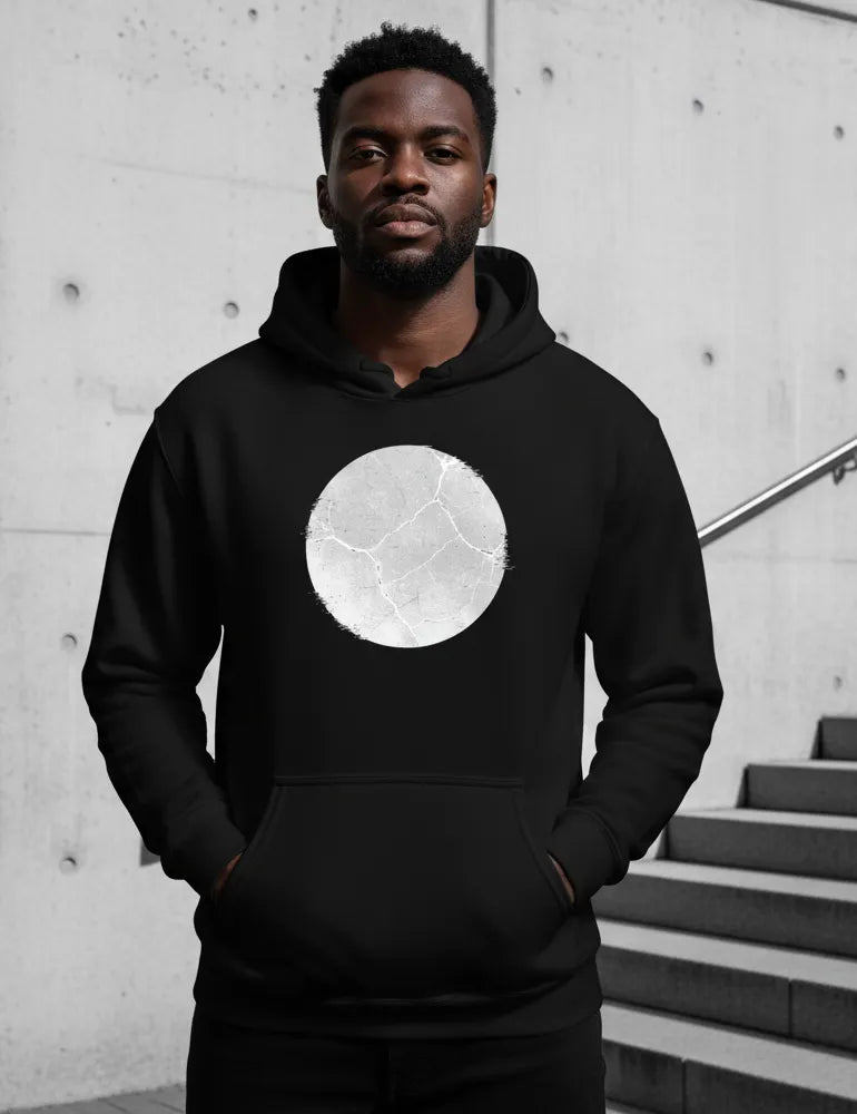 Absolute Zero No. 01 - Distressed Glitch Circle Hoodie | Julian Hayes Signature Series image 4