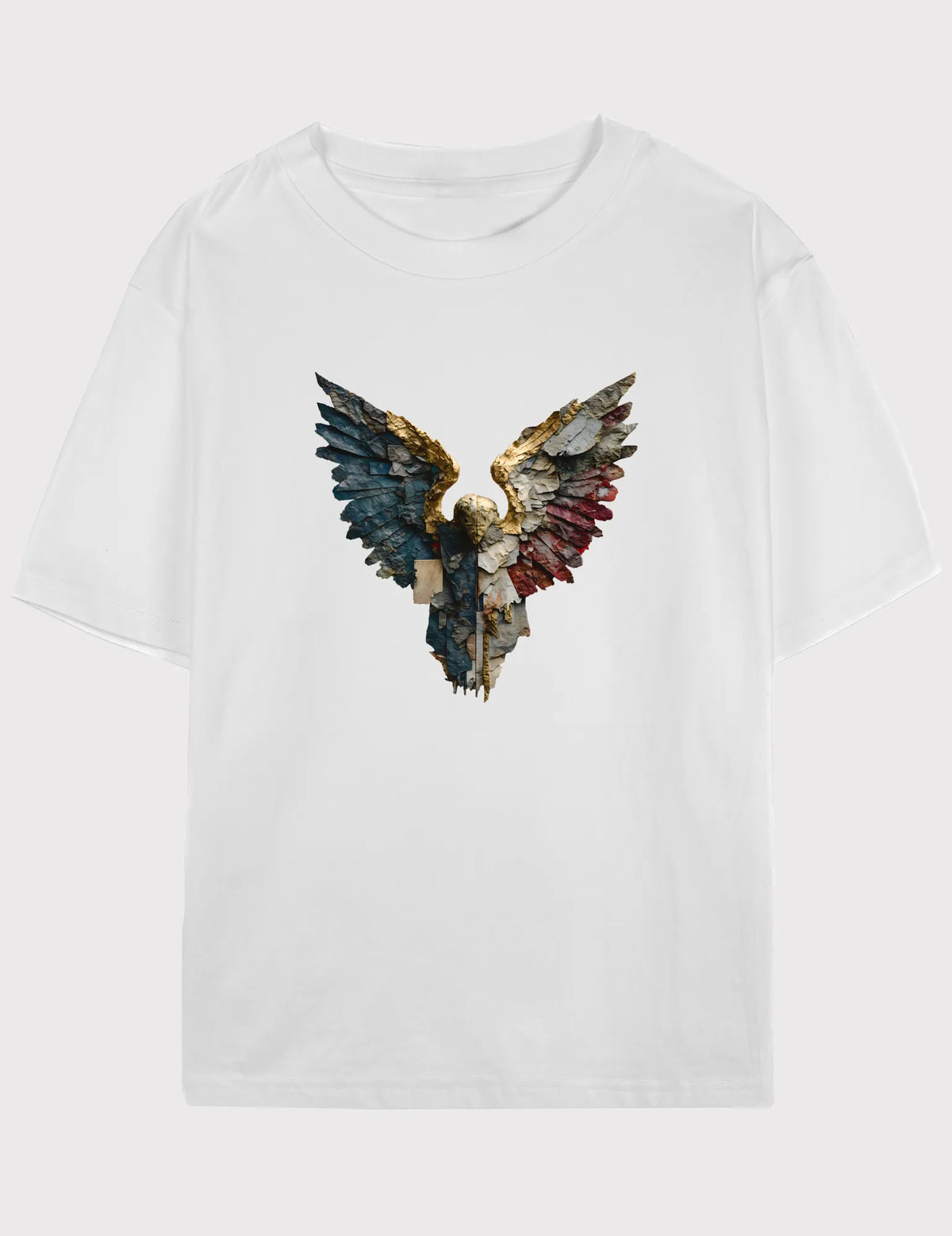 Urban Wings No. 08 - Unisex Abstract Geometric Graphic Tee | The Debris Series by Kaelo X image 0