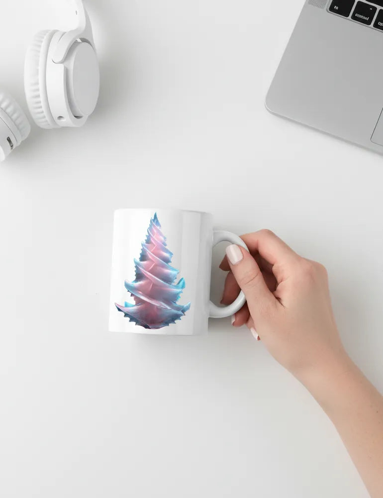Radiant Spiral No. 02 - 3D Frosted Glass Art Mug | Ryu Tanaka Artist Series image 2